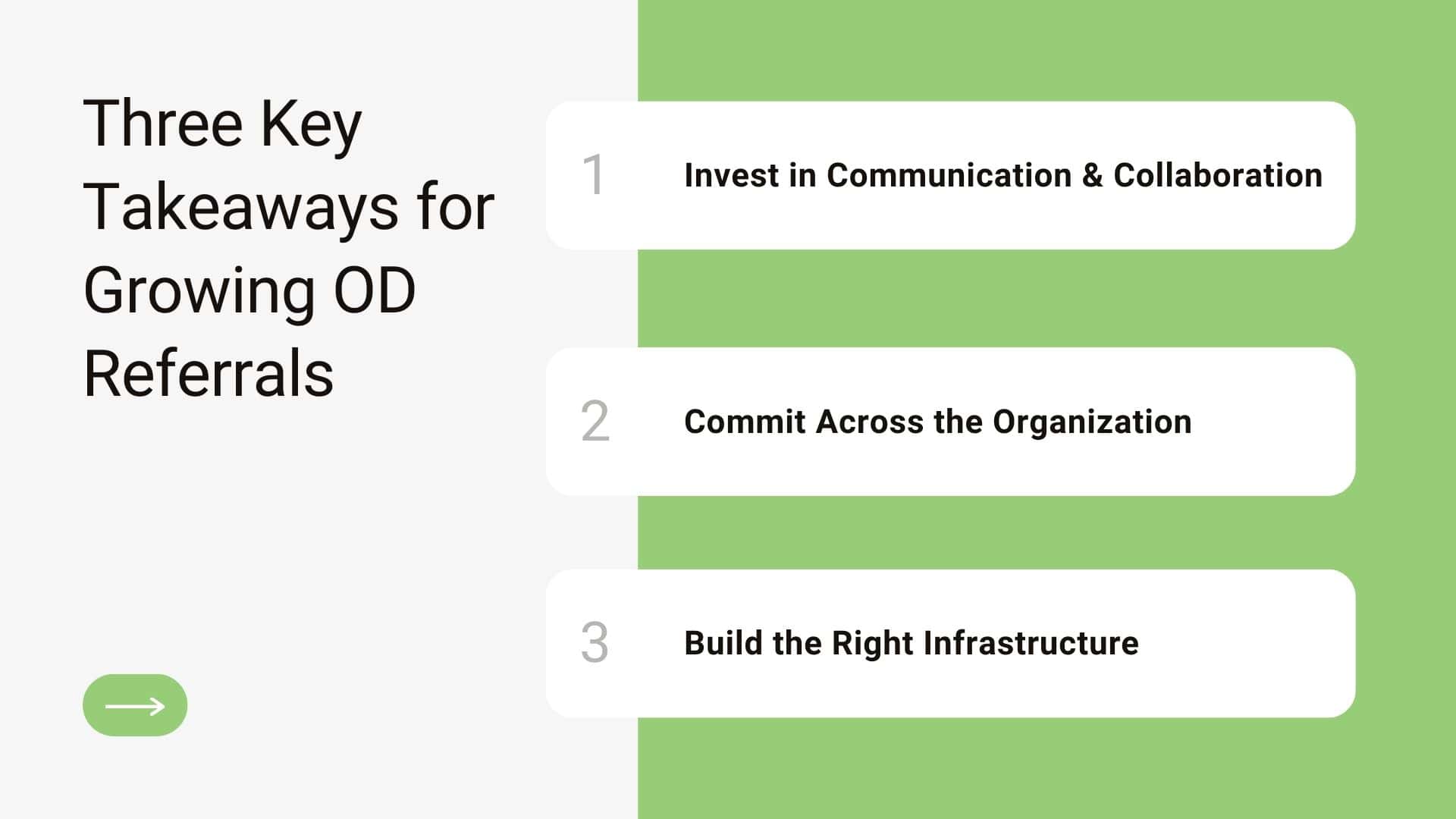 Sophrona Three Key Takeaways for Growing OD Referrals